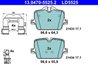 SET PLACUTE FRANA ATE 13.0470-5525.2 - Compatibil cu BMW, TOYOTA
