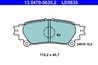 Set placute frana ATE 13.0470-5635.2