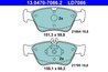 Set placute frana ATE 13.0470-7086.2