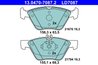 SET PLACUTE FRANA ATE 13.0470-7087.2 - Compatibil cu CHRYSLER, MERCEDES-BENZ