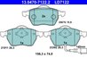 Set placute frana ATE 13.0470-7122.2