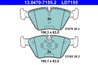SET PLACUTE FRANA ATE 13.0470-7155.2 - Compatibil cu BMW, MG