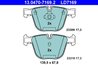 SET PLACUTE FRANA ATE 13.0470-7169.2 - Compatibil cu BMW