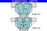 Set placute frana ATE 13.0470-7174.2