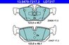 Set placute frana ATE 13.0470-7217.2