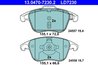 Set placute frana ATE 13.0470-7230.2