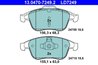 SET PLACUTE FRANA ATE 13.0470-7249.2 - Compatibil cu RENAULT