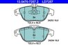 SET PLACUTE FRANA ATE 13.0470-7257.2 - Compatibil cu MERCEDES-BENZ