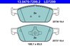 SET PLACUTE FRANA ATE 13.0470-7299.2 - Compatibil cu FORD