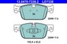 SET PLACUTE FRANA ATE 13.0470-7338.2 - Compatibil cu VOLVO