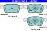 SET PLACUTE FRANA ATE 13.0470-7347.2 - Compatibil cu FORD