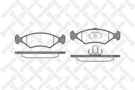 Set placute frana Stellox 130 000-SX