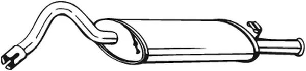 Toba esapament finala Bosal 130-209