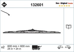 LAMELA STERGATOR SWF 132601 - Compatibil cu DAF, IVECO, NISSAN, OPEL, RENAULT, RENAULT TRUCKS, VAUXHALL, VOLVO