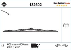 LAMELA STERGATOR SWF 132602 - Compatibil cu DAF, IVECO, NISSAN, OPEL, RENAULT, RENAULT TRUCKS, VOLVO