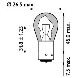 BEC, SEMNALIZATOR PHILIPS 13496MLCP - Compatibil cu DAF, IRISBUS, IVECO, MAN, MERCEDES-BENZ, MITSUBISHI, NEOPLAN, NISSAN, RENAUL