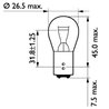Bec, semnalizator PHILIPS 13499CP