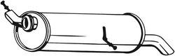 Toba esapament finala Bosal 135-075