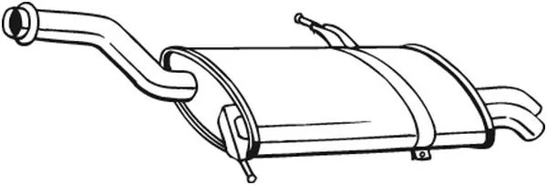 TOBA ESAPAMENT FINALA BOSAL 135-085 - Compatibil cu CITROEN, PEUGEOT