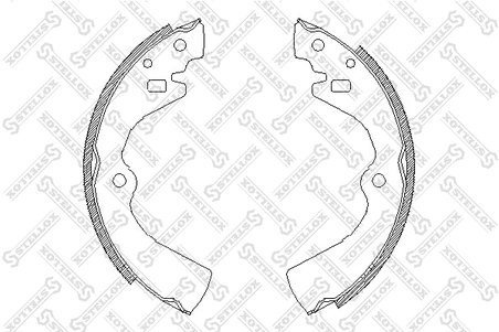 Set saboti frana Stellox 138 100-SX