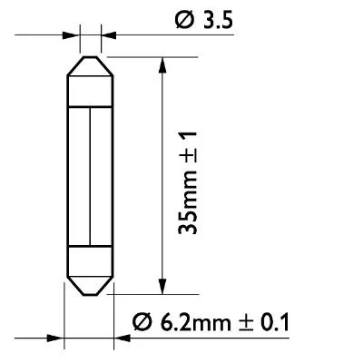 Bec incandescent PHILIPS 13848CP