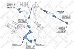 Burduf cauciuc directie Stellox 14-17020-SX