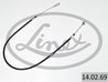 CABLU FRANA DE MANA LINEX 14.02.69 - Compatibil cu IVECO