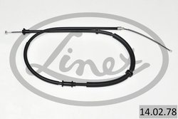 CABLU FRANA DE MANA LINEX 14.02.78 - Compatibil cu FIAT