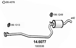 Toba esapament intermediara ASSO 14.6077