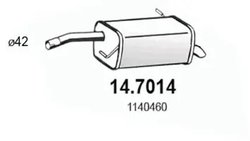 Toba esapament finala ASSO 14.7014