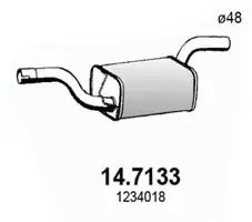 TOBA ESAPAMENT FINALA ASSO 14.7133 - Compatibil cu FORD, VOLVO