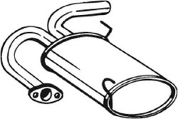 Toba esapament finala Bosal 145-075