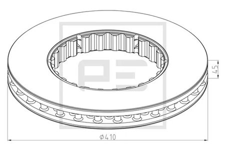 DISC FRANA PE AUTOMOTIVE 146.223-10A - Piesa auto compatibila cu mai multe marci