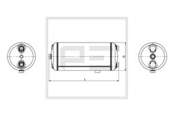 Rezervor aer sistem compresor PE Automotive 146.502-80A