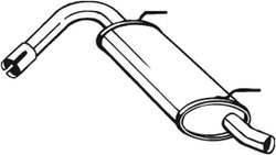 Toba esapament finala Bosal 148-135