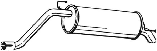 TOBA ESAPAMENT FINALA BOSAL 148-161 - Compatibil cu FIAT