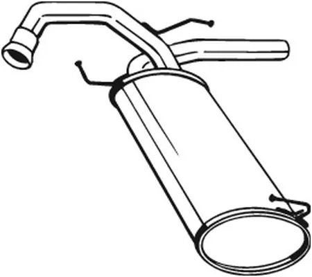 TOBA ESAPAMENT FINALA BOSAL 148-171 - Compatibil cu FIAT, SUZUKI