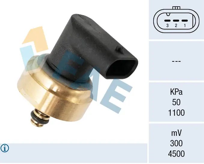 SENZOR PRESIUNE COMBUSTIBIL FAE 15615 - Compatibil cu MERCEDES-BENZ
