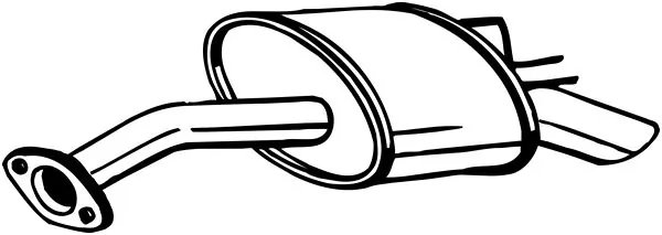 Toba esapament finala Bosal 165-285