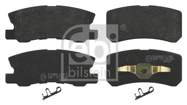 SET PLACUTE FRANA FEBI BILSTEIN 16583 - Compatibil cu CHRYSLER, CITROEN, DODGE, JEEP, LANCIA, MITSUBISHI, MITSUBISHI (GAC), PEUG