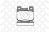 Set placute frana Stellox 168 020B-SX