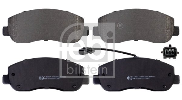 Set placute frana Febi Bilstein 16845