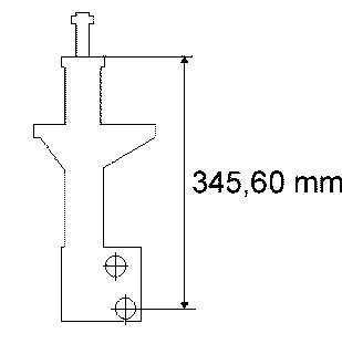 AMORTIZOR SACHS 170 381 - Compatibil cu VW