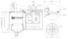 Burduf suspensie pneumatica Febi Bilstein 170107
