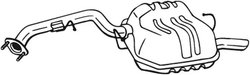TOBA ESAPAMENT FINALA BOSAL 171-025 - Compatibil cu MAZDA
