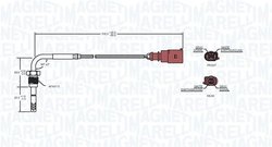 Senzor temperatura gaze evacuare Magneti Marelli 17200001901