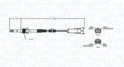 Senzor temperatura gaze evacuare Magneti Marelli 17200004301