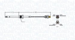 Senzor temperatura gaze evacuare Magneti Marelli 17200010901