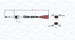 SENZOR TEMPERATURA GAZE EVACUARE MAGNETI MARELLI 172000215010 - Compatibil cu AUDI