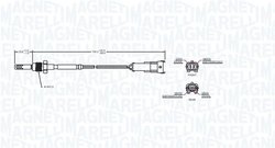 Senzor temperatura gaze evacuare Magneti Marelli 17200021901